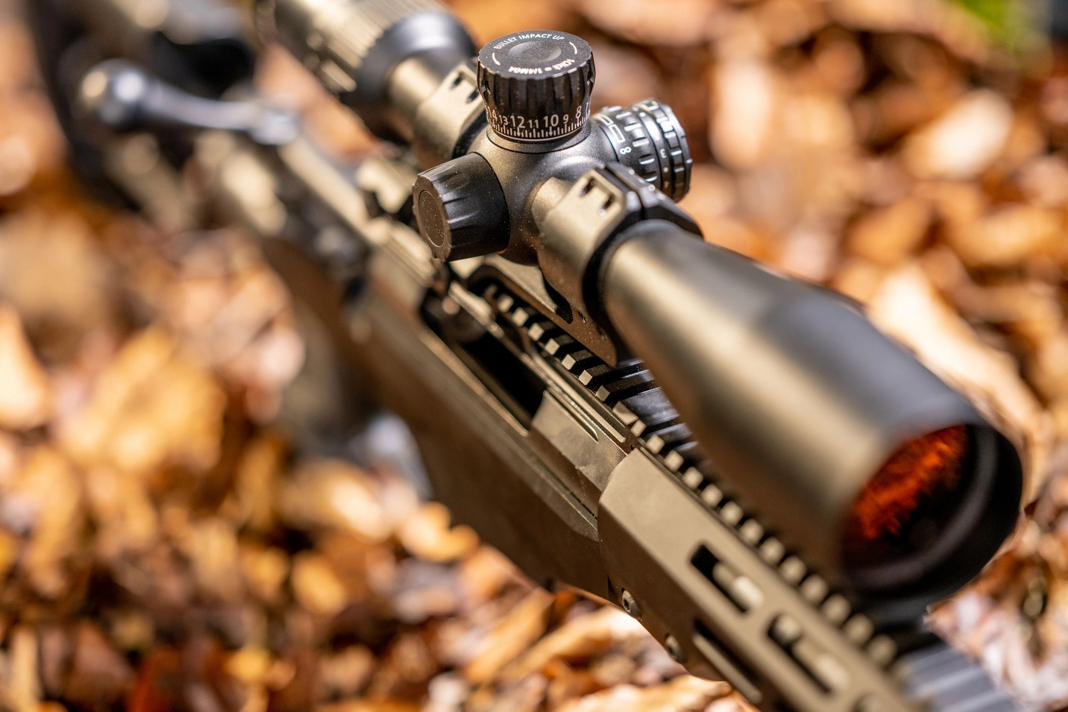 Close-up of equipment sight